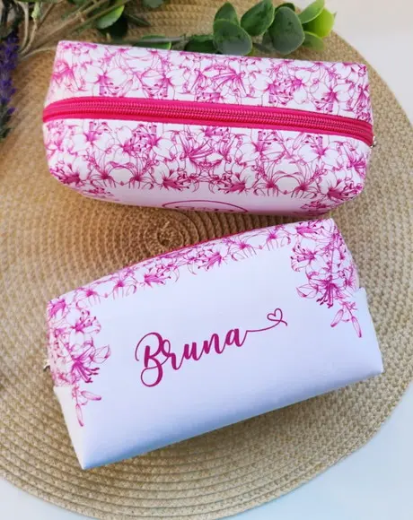 Casamento Necessaire Madrinha Fúcsia
