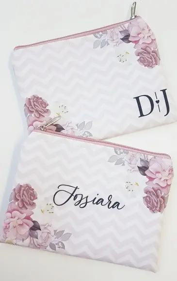 Kit 20 Necessaire Floral Casamento (slim)