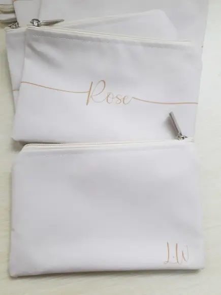 Kit 20 Necessaire Floral Casamento (slim)