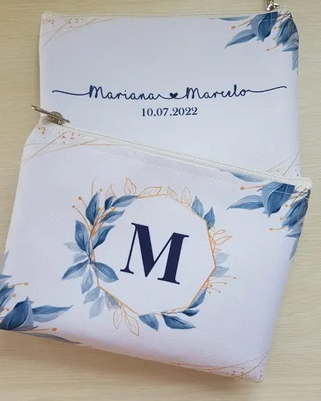 Kit Necessaire Personalizada Azul