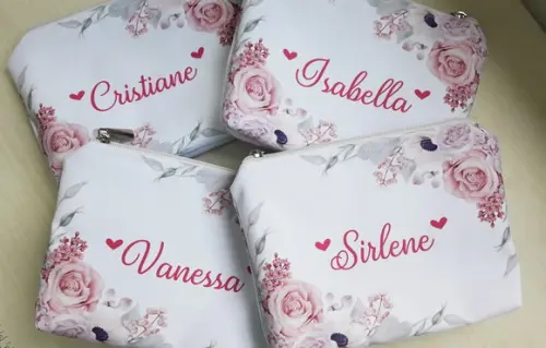 Lembrancinha Madrinha de Casamento com Forro Rosê