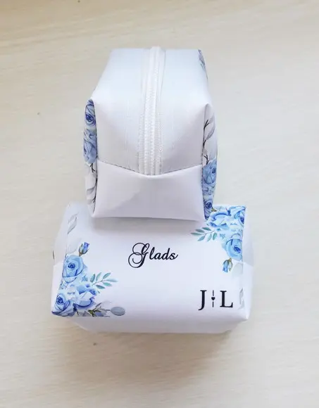 Necessaire Camento Box P Azul Serenity