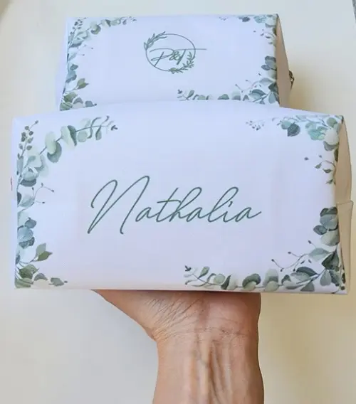 Necessaire Casamento Box Folhagem