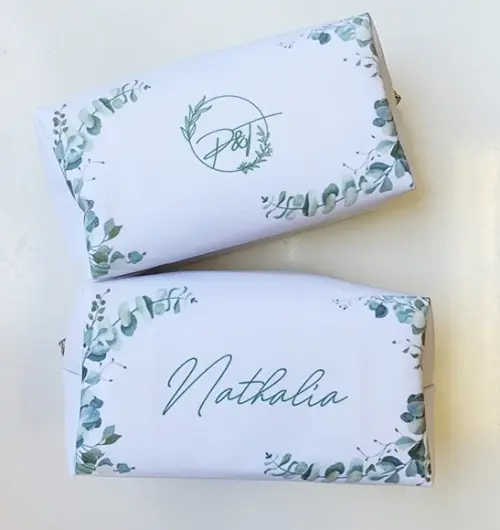 Necessaire Casamento Box Folhagem