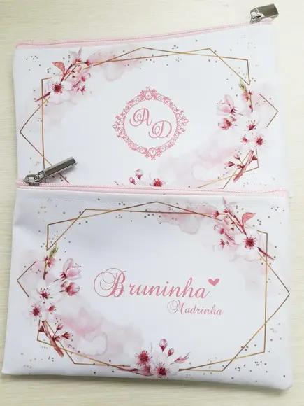 Necessaire Casamento Flor de Cerejeira Slim