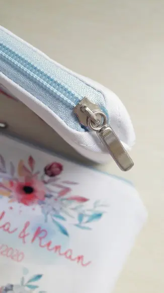 Necessaire Casamento Floral Azul Marinho