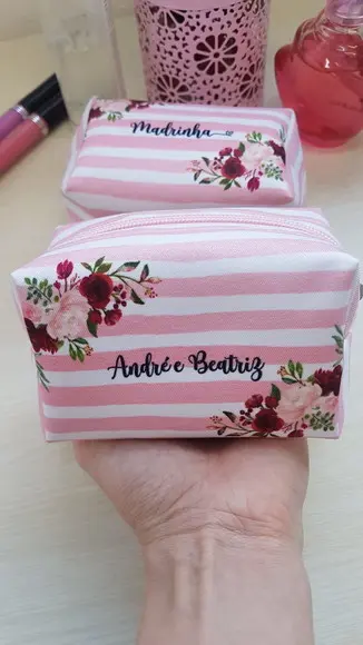 Necessaire Casamento Madrinha Personalizada Box P