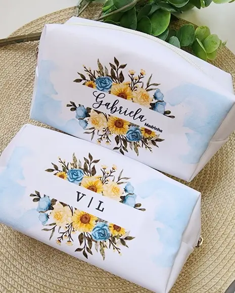 Necessaire Casamento Personalizada Floral