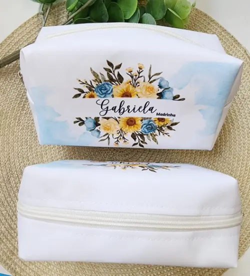 Necessaire Casamento Personalizada Floral