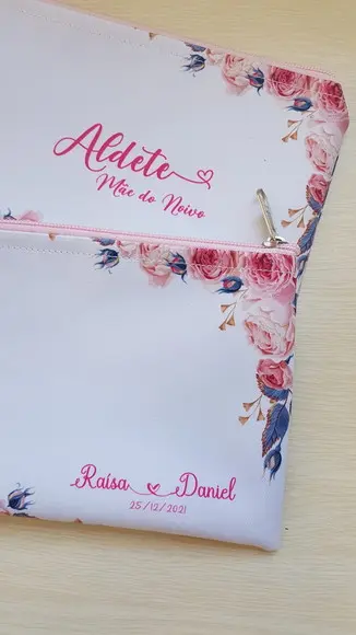 Necessaire Casamento Rosa (slim)