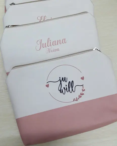 Necessaire Casamento Rosê Kit com 10