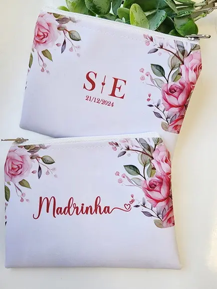 Necessaire Casamento Slim Rosa