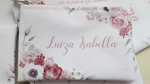 Necessaire Floral Rosê