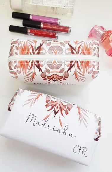 Necessaire Folhagem Terracota