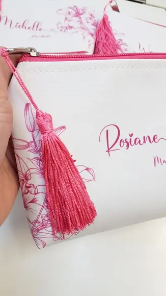 Necessaire Fúcsia com Pingente