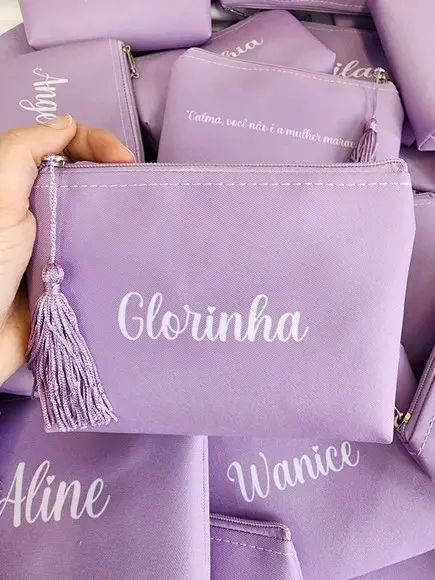 Necessaire Lilás com Pingente