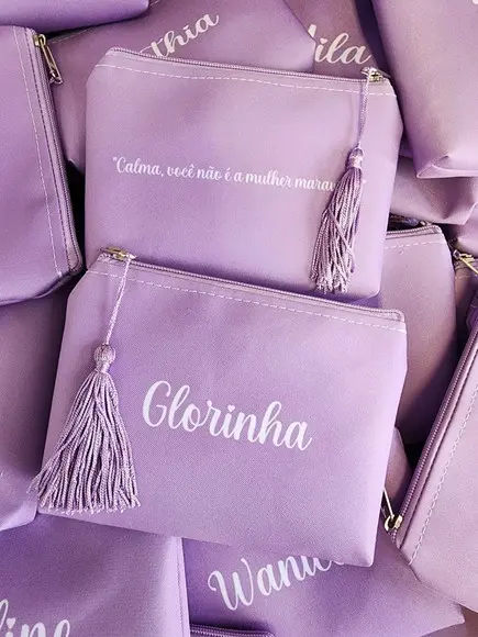 Necessaire Lilás com Pingente