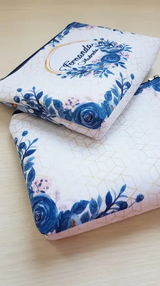 Necessaire Madrinha Azul Marinho