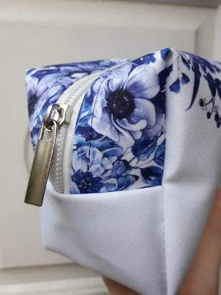 Necessaire Madrinha Box Floral Azul