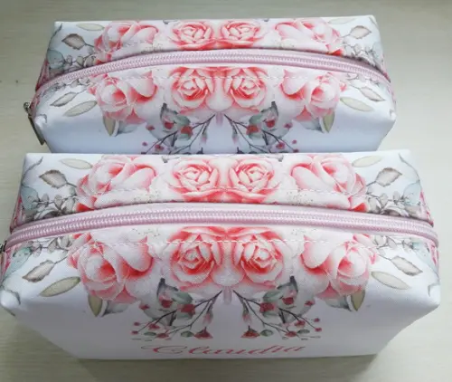 Necessaire Madrinha Box Floral Rosa