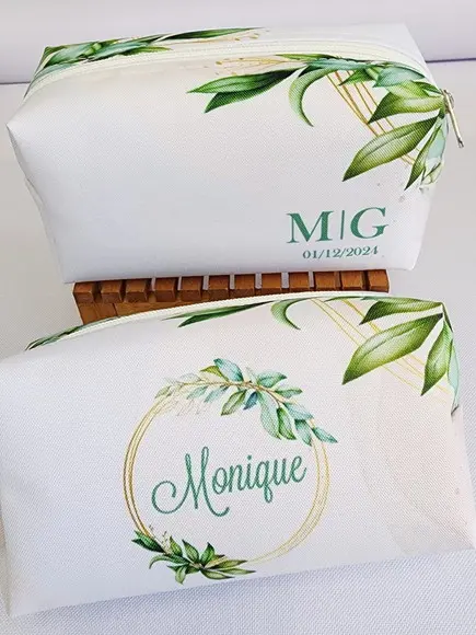Necessaire Madrinha Box Folhagem