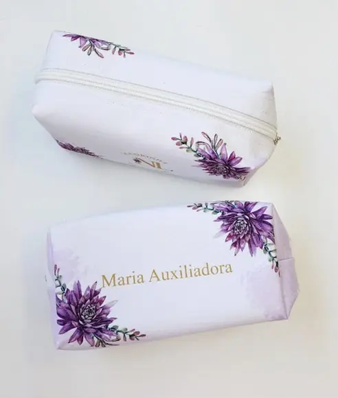 Necessaire Madrinha Casamento Lilás