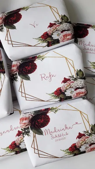 Necessaire Madrinha de Casamento Marsala