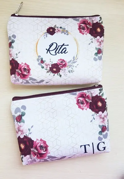 Necessaire Madrinha de Casamento Marsala