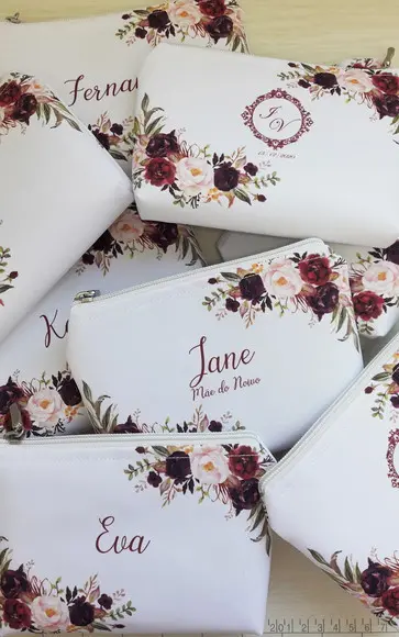 Necessaire Madrinha de Casamento Marsala