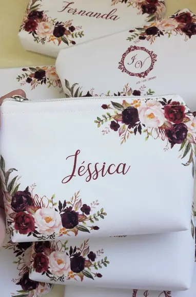 Necessaire Madrinha de Casamento Marsala