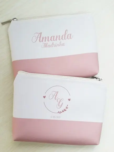 Necessaire Madrinha de Casamento Rosa