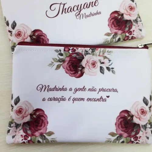 Necessaire Madrinha Marsala Kit com 20