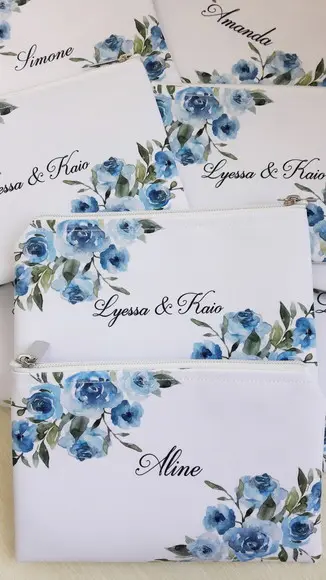Necessaire para Madrinhas Azul