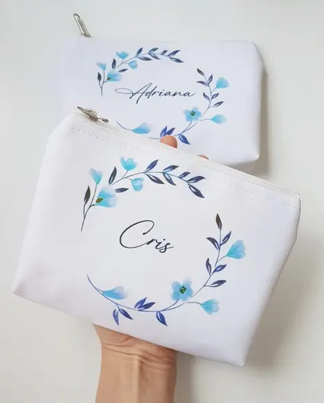 Necessaire Personalizada Azul Serenity