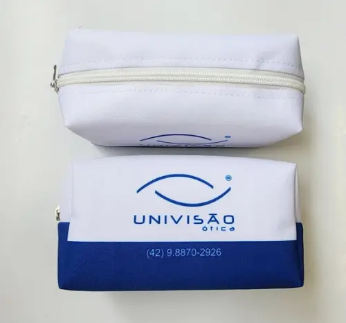 Necessaire Personalizada Box Faixa Azul