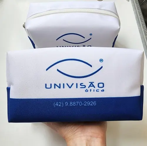 Necessaire Personalizada Box Faixa Azul