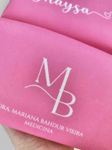 Necessaire Personalizada Box Média Cor Rosa