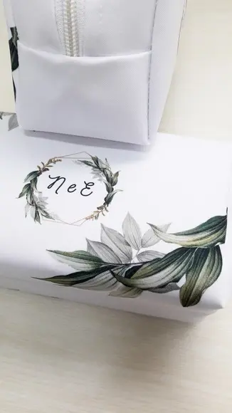 Necessaire Personalizada Casamento Folhagem