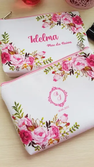 Necessaire Personalizada Casamento Mod Tradicional
