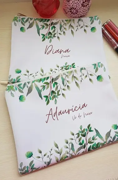 Necessaire Personalizada Casamento Slim G