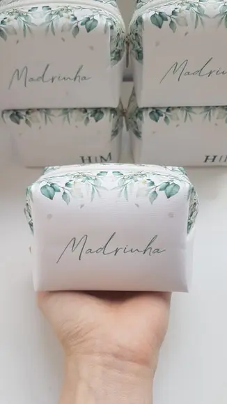 Necessaire Personalizada Folhagem Mod P