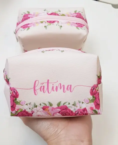 Necessaire Personalizada Fúcsia
