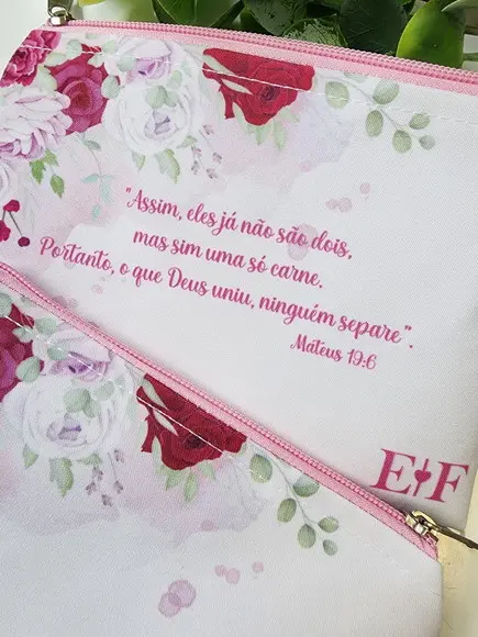 Necessaire Personalizada Fúcsia
