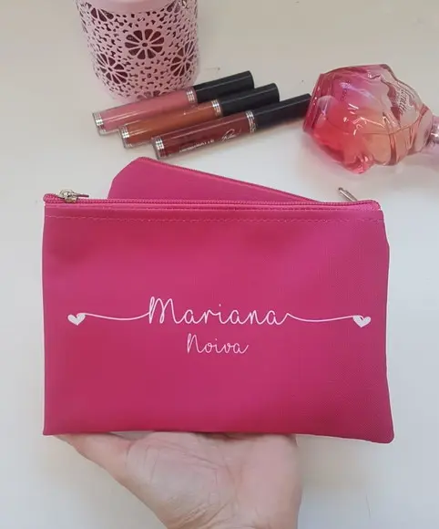 Necessaire Personalizada Fúcsia