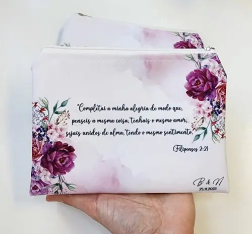 Necessaire Personalizada Fúcsia