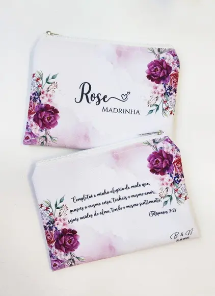 Necessaire Personalizada Fúcsia
