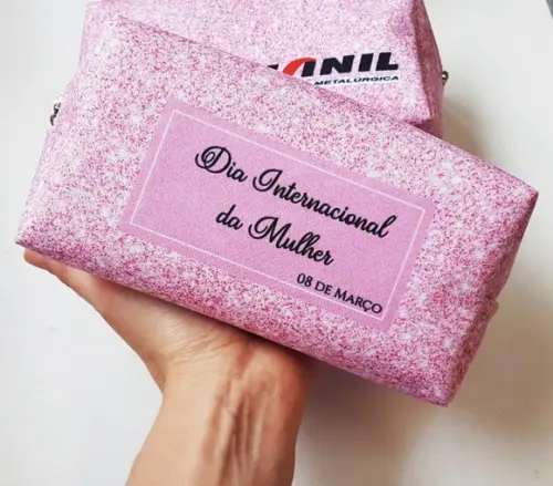 Necessaire Personalizada Glitter