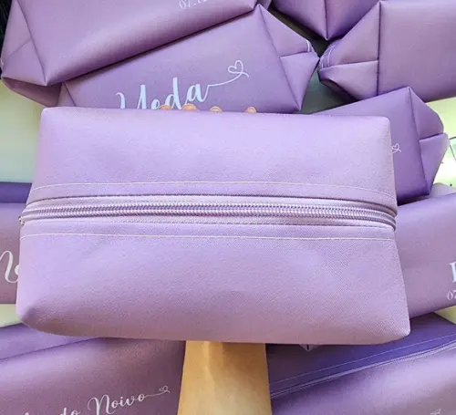 Necessaire Personalizada Lilás Box G