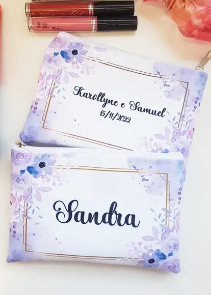 Necessaire Personalizada Lilás