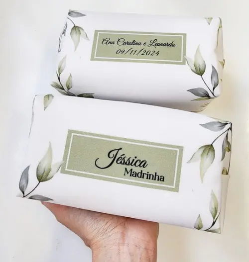 Necessaire Personalizada Madrinhas Folhagem